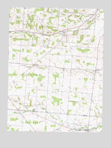 Homer, OH USGS Topographic Map