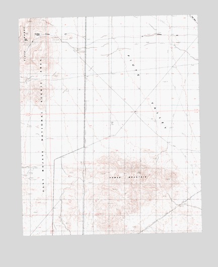 Homer Mountain, CA USGS Topographic Map