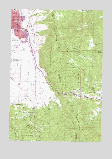 Homestake, MT USGS Topographic Map