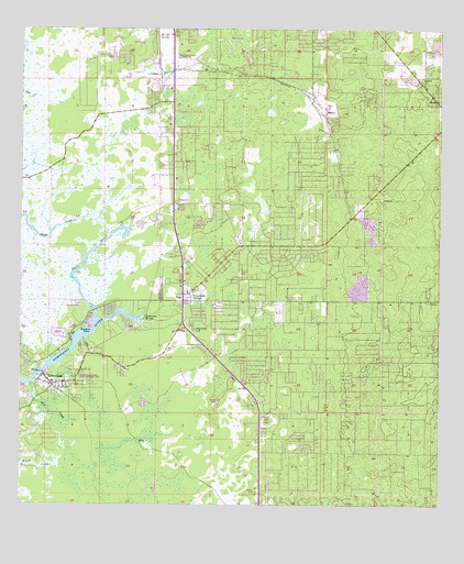 Homosassa, FL USGS Topographic Map
