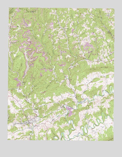 Honaker, VA USGS Topographic Map