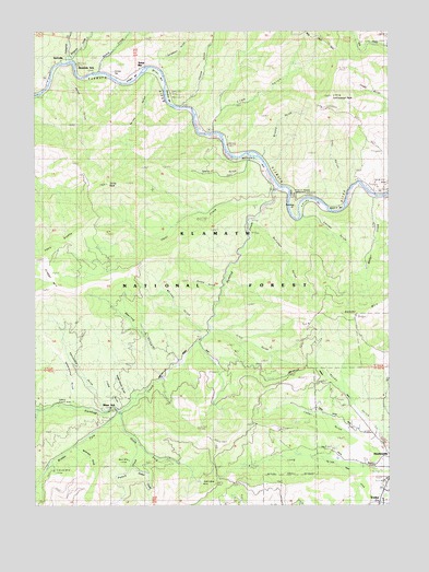Badger Mountain, CA USGS Topographic Map