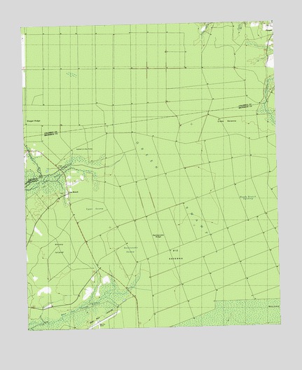 Honey Island, NC USGS Topographic Map