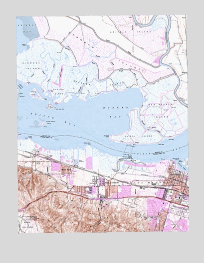 Honker Bay, CA USGS Topographic Map