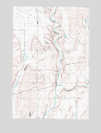 Honn Lakes, WA USGS Topographic Map