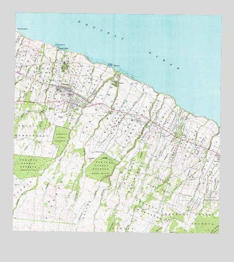 Honokaa, HI USGS Topographic Map