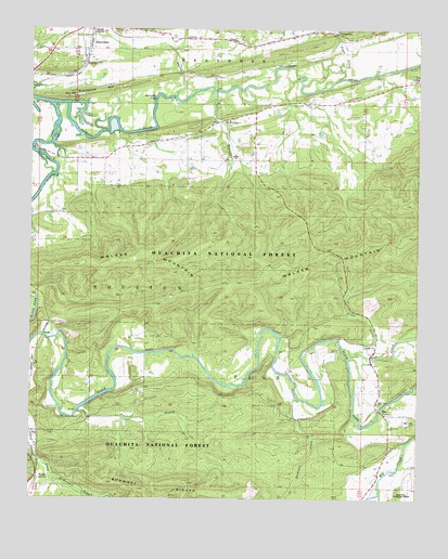 Hontubby, OK USGS Topographic Map