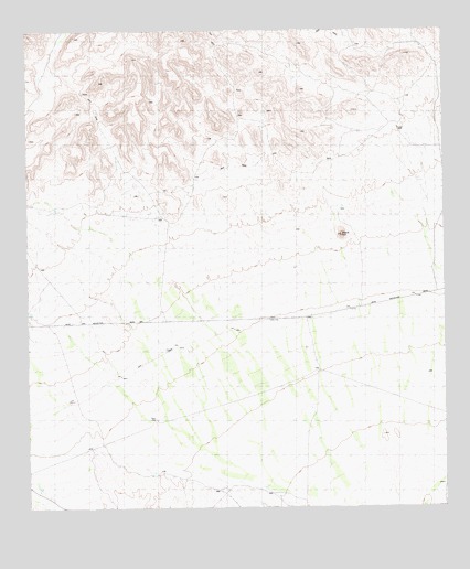 Hood Spring SE, TX USGS Topographic Map