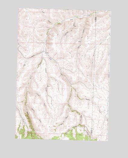 Hoodlum Canyon, OR USGS Topographic Map