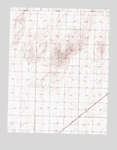 Hooker NW, OK USGS Topographic Map