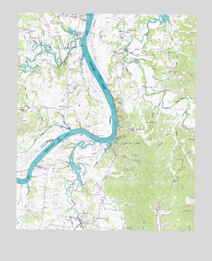 Hookers Bend, TN USGS Topographic Map