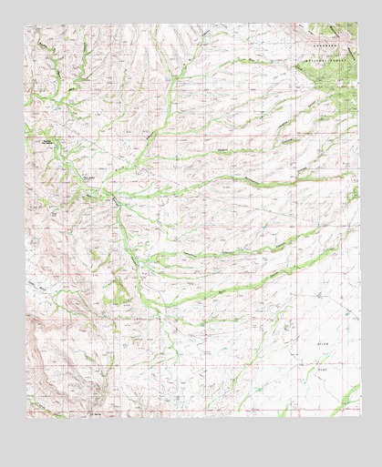 Hookers Hot Springs, AZ USGS Topographic Map