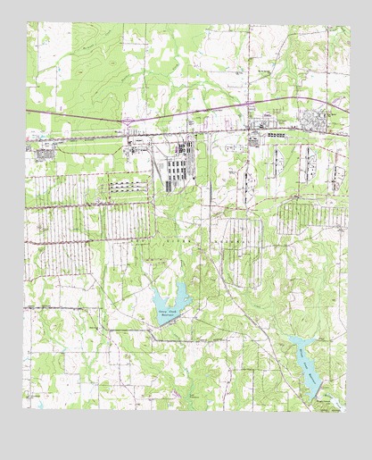 Hooks, TX USGS Topographic Map