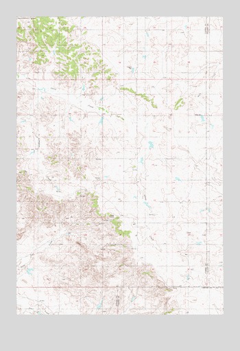 Hooky Dam, MT USGS Topographic Map