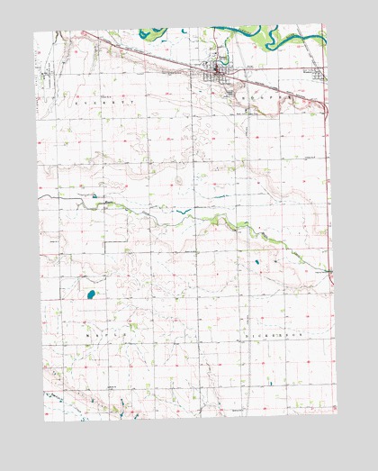 Hooper, NE USGS Topographic Map