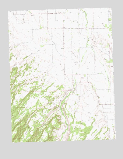 Hoovers Corner, CO USGS Topographic Map