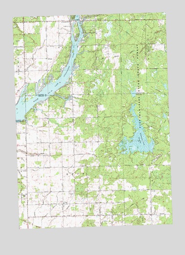 Hope, MI USGS Topographic Map