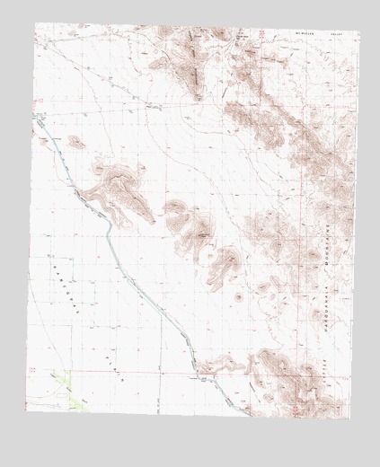 Hope, AZ USGS Topographic Map