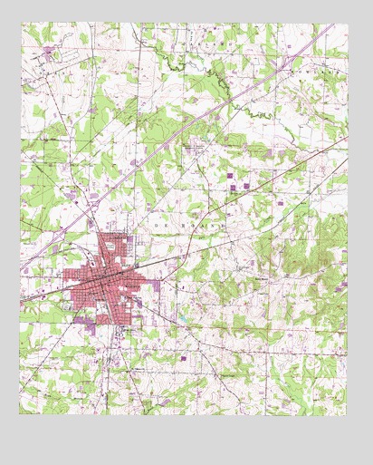 Hope, AR USGS Topographic Map