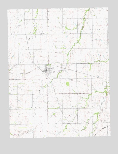 Hope, KS USGS Topographic Map