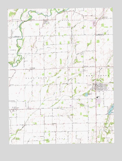 Hope, IN USGS Topographic Map