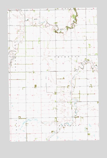 Hope NE, ND USGS Topographic Map