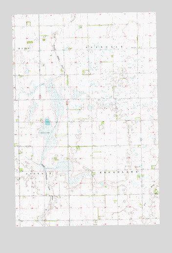Hope SE, ND USGS Topographic Map