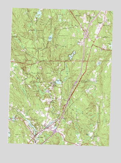 Hope Valley, RI USGS Topographic Map