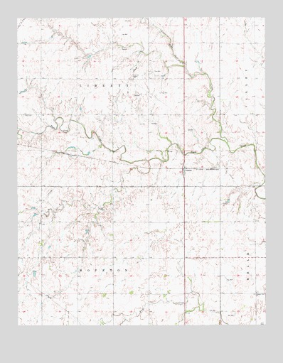 Hopeton, OK USGS Topographic Map