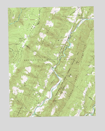 Hopeville, WV USGS Topographic Map