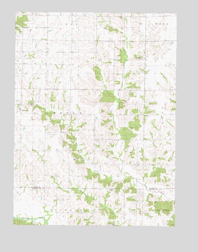Hopeville, IA USGS Topographic Map