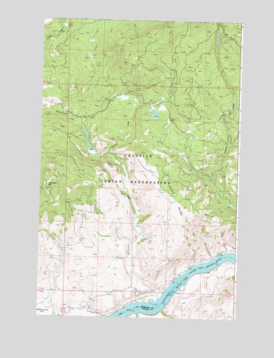 Hopkins Canyon, WA USGS Topographic Map