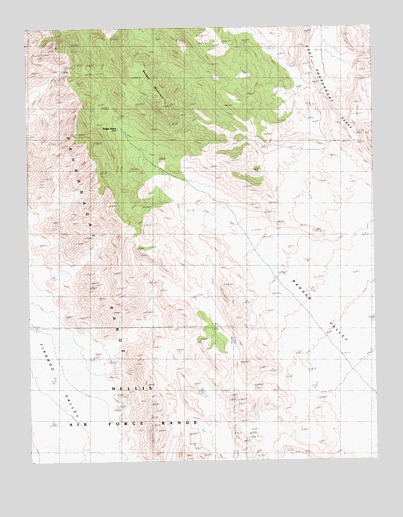 Badger Spring, NV USGS Topographic Map