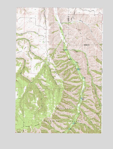 Hopkins Ridge, WA USGS Topographic Map