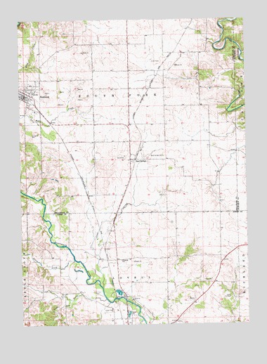Hopkinton East, IA USGS Topographic Map