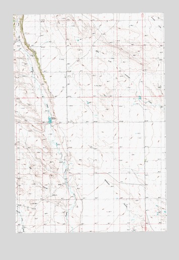 Hopley Creek North, MT USGS Topographic Map