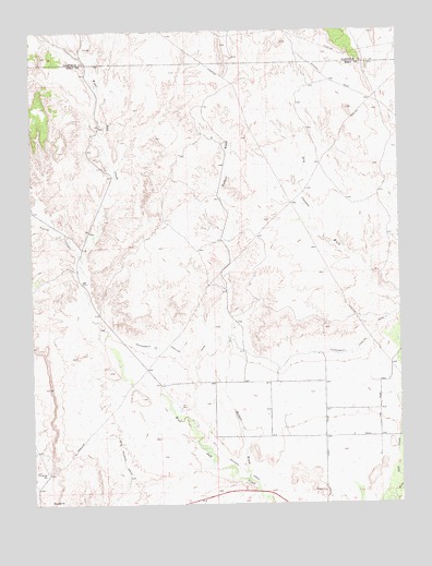 Badger Wash, CO USGS Topographic Map