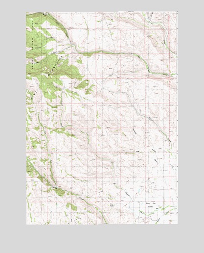 Hopper Creek, ID USGS Topographic Map