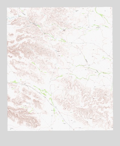 Hopper Draw West, TX USGS Topographic Map