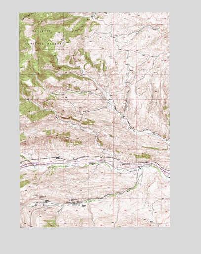 Hoppers, MT USGS Topographic Map