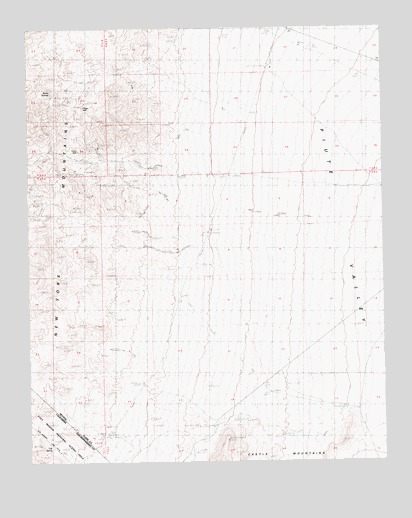 Hopps Well, NV USGS Topographic Map