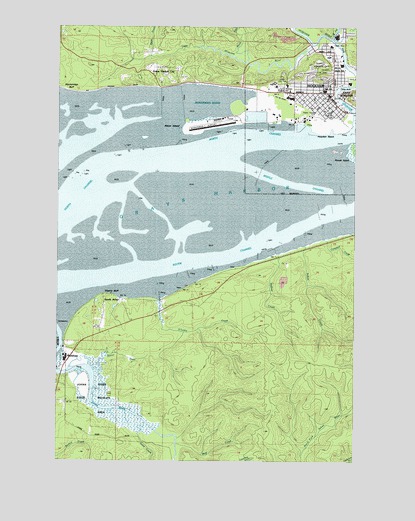 Hoquiam, WA USGS Topographic Map