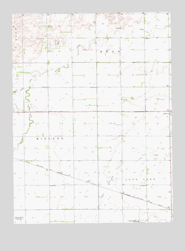 Hord, NE USGS Topographic Map