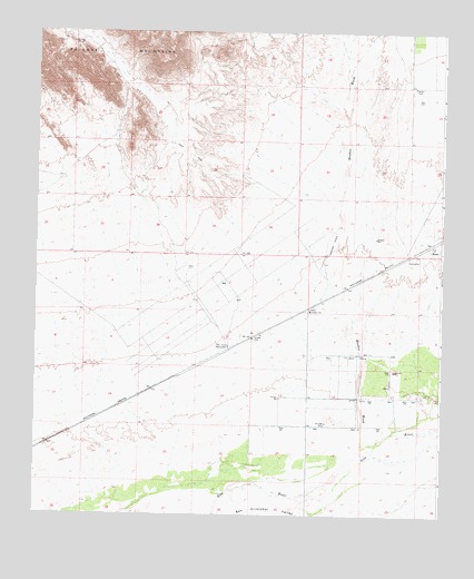 Horn, AZ USGS Topographic Map