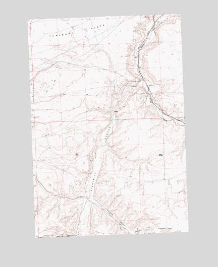 Horn Butte, OR USGS Topographic Map