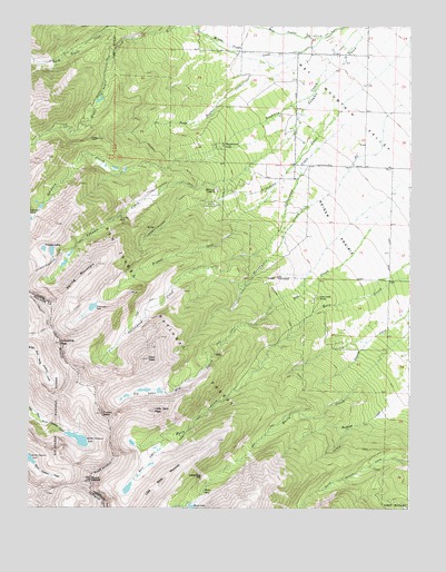 Horn Peak, CO USGS Topographic Map