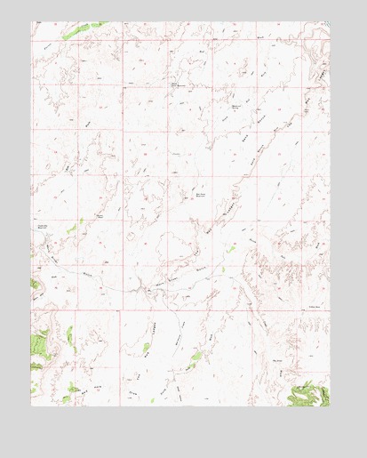 Horn Silver Gulch, UT USGS Topographic Map