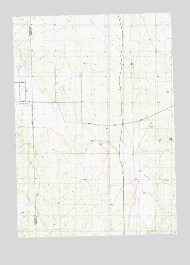 Horse Butte, OR USGS Topographic Map