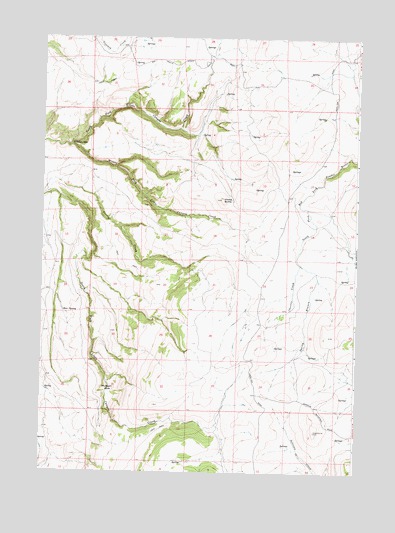 Horse Butte, WY USGS Topographic Map