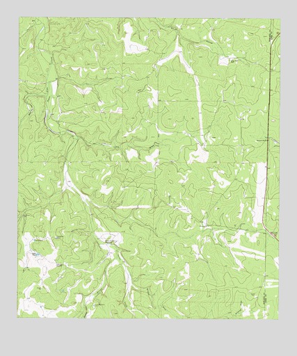 Horse Camp Waterhole, TX USGS Topographic Map